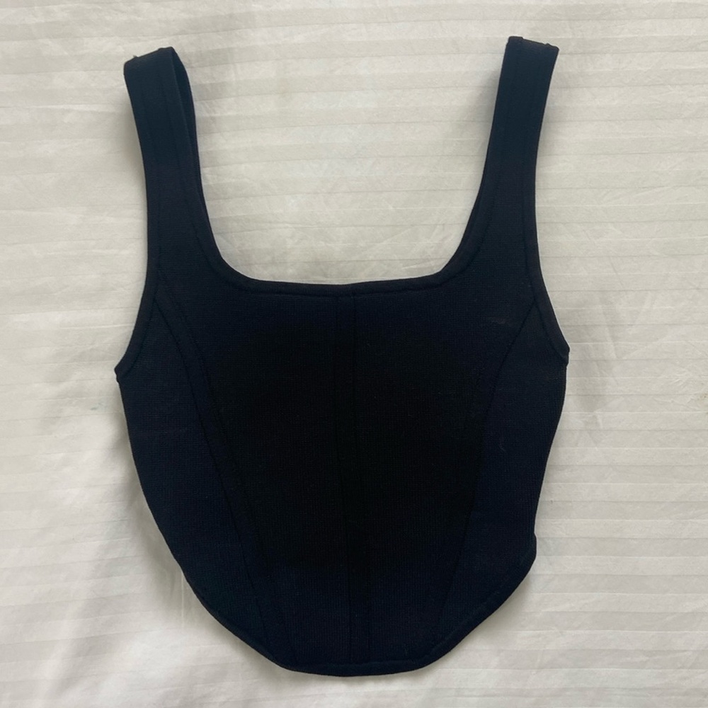 Aritzia corset crop tank